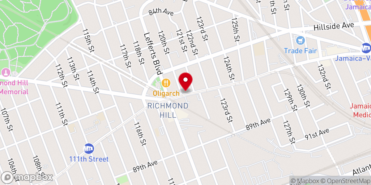Map showing location of Iglesia Cristiana Evangelica de la Comunidad