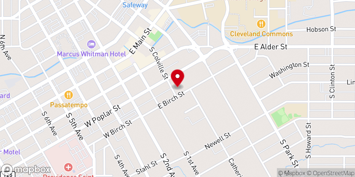 Map showing location of Pioneer United Methodist Church