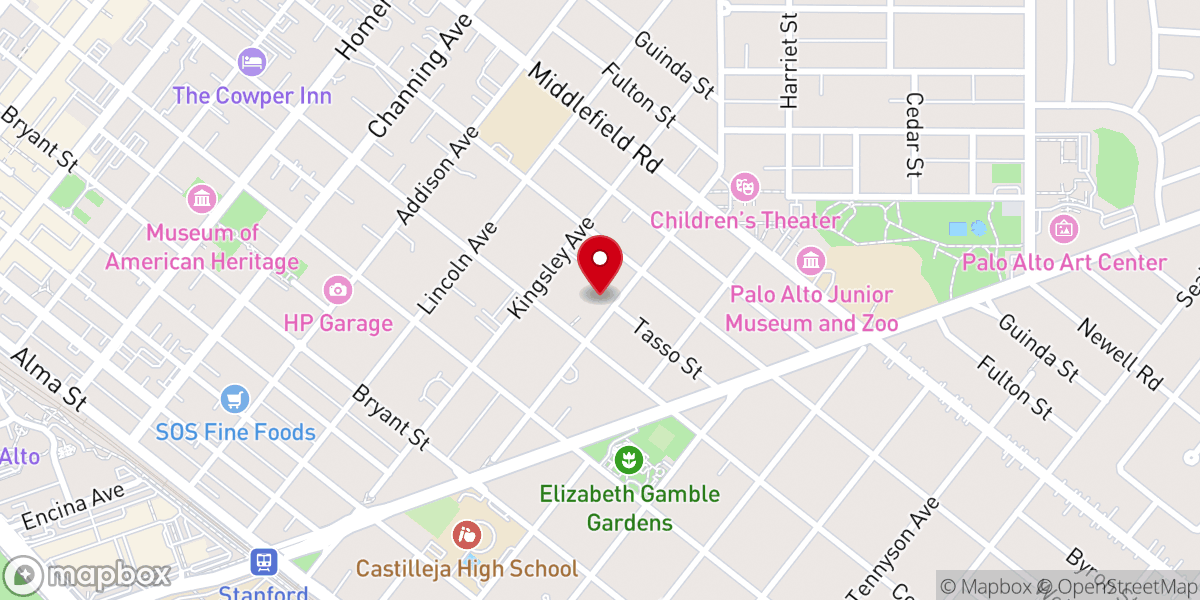 Map showing location of Saint Ann Chapel Anglican Church