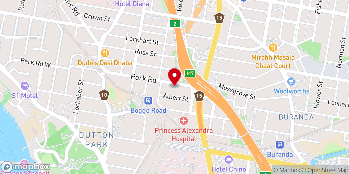 Map showing location of Holy Annunciation Orthodox Church