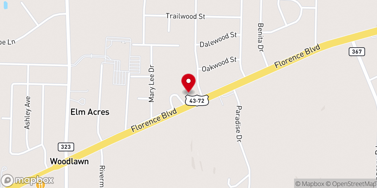 Map showing location of Acts Church