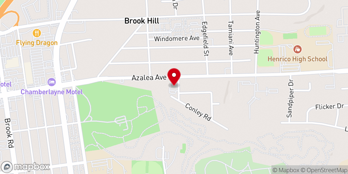 Map showing location of Stukeley Hall Baptist Church