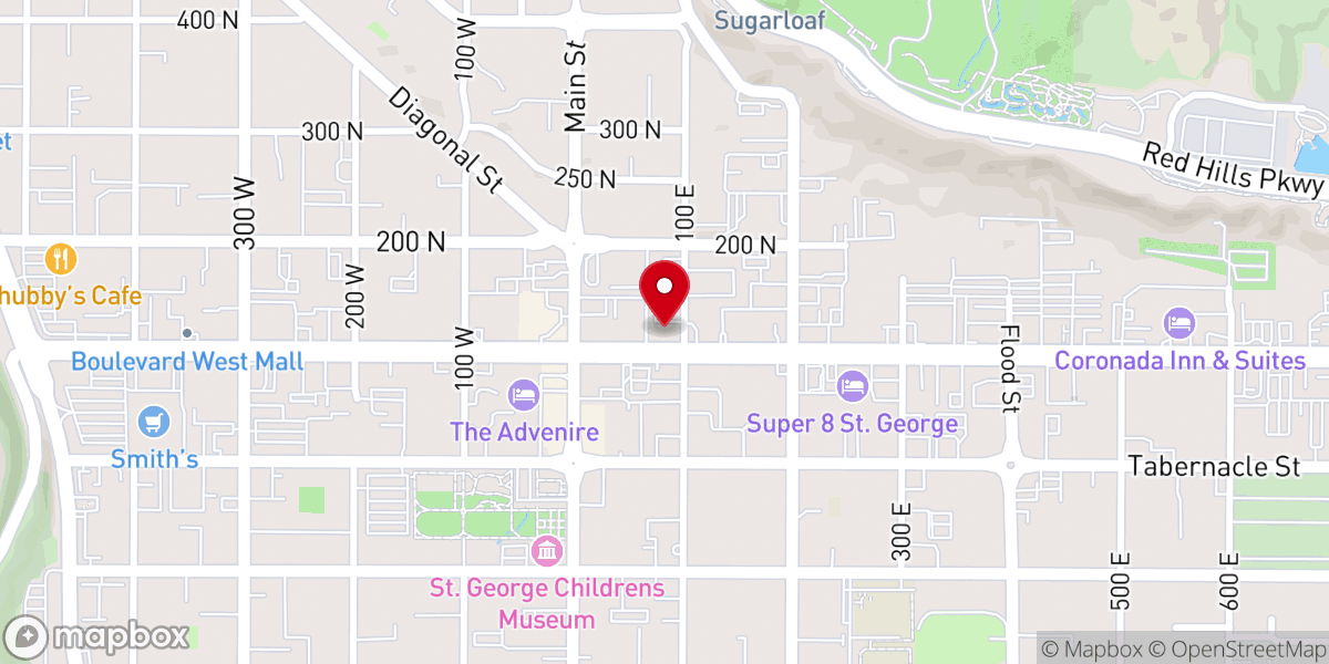 Map showing location of Pioneer Courthouse