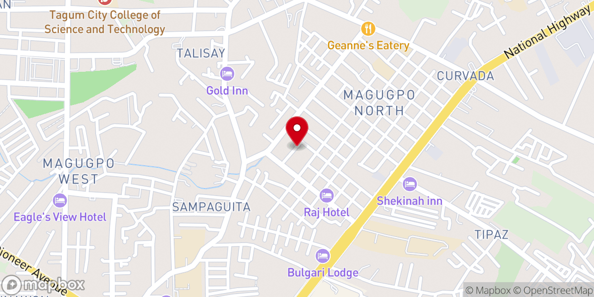 Map showing location of Jesus Christ To God Be the Glory, Church