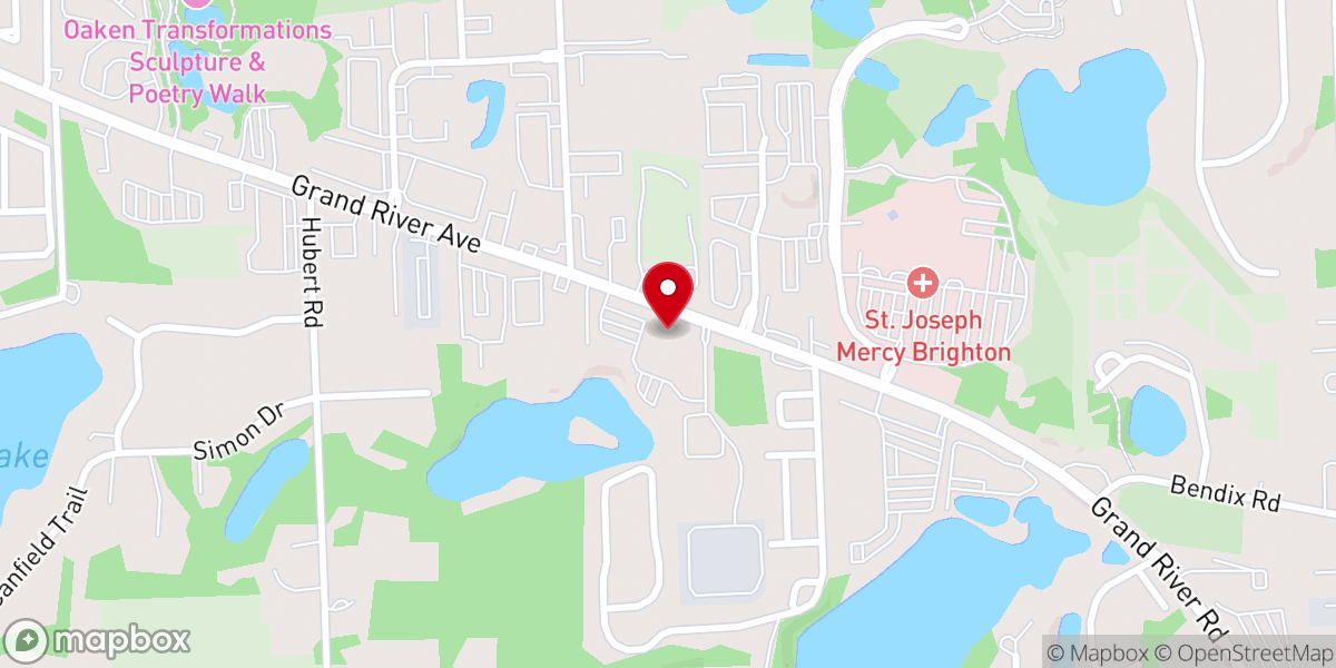 Map showing location of Community Bible Church