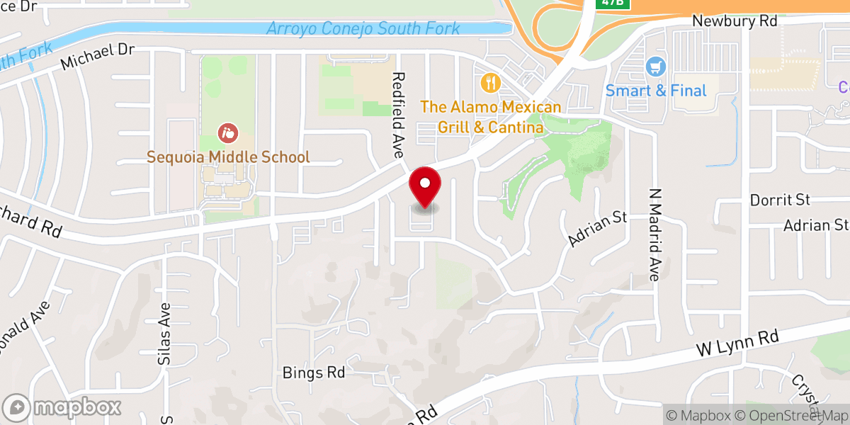 Map showing location of Agape Christian International Church