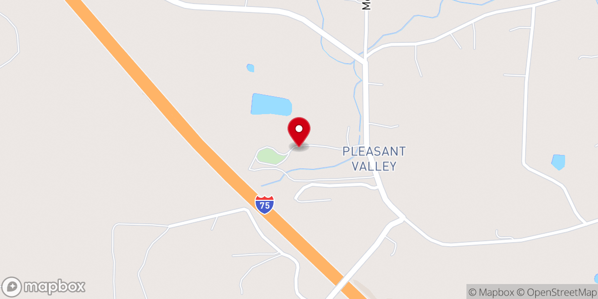 Map showing location of Pleasant Valley Full Bible Church