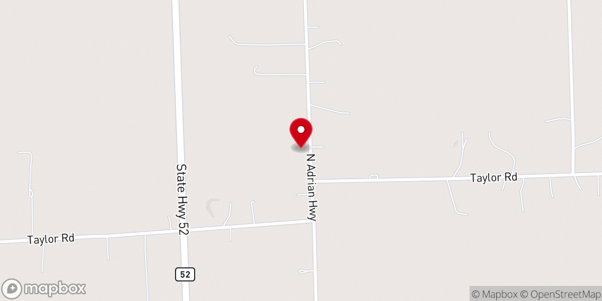 Map showing location of Clinton Church Of God