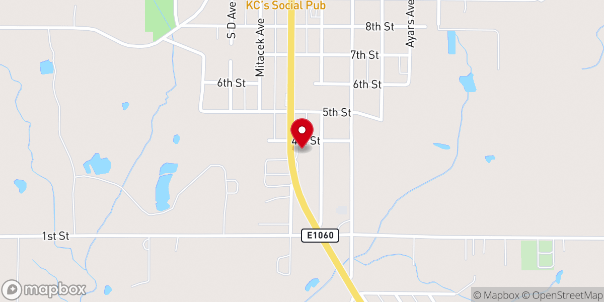 Map showing location of St Wenceslaus Catholic Church