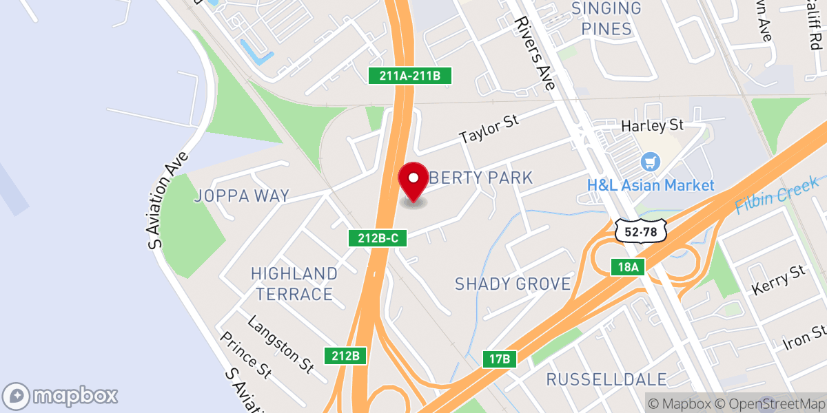 Map showing location of Enoch Chapel Methodist