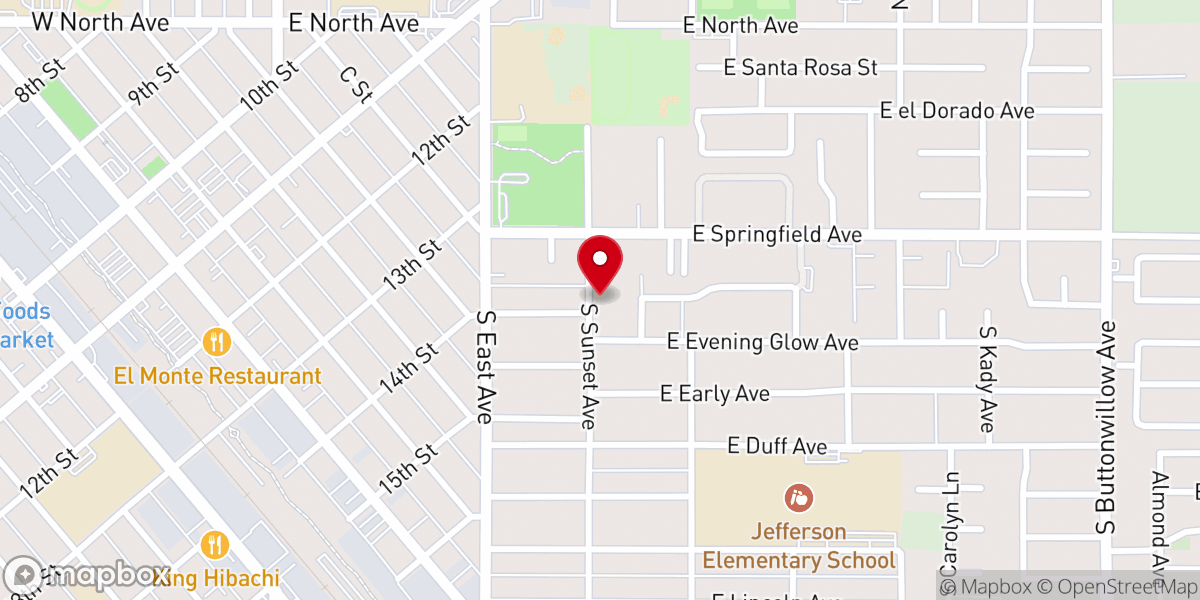 Map showing location of The El-Fara Mennonite Church