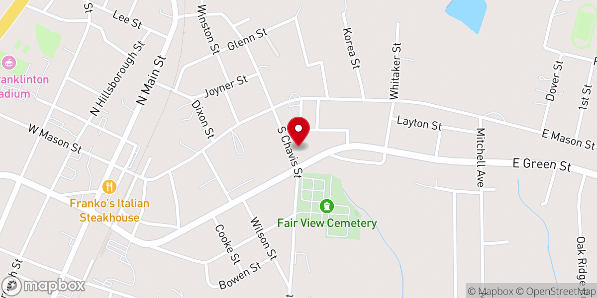 Map showing location of Union View Church