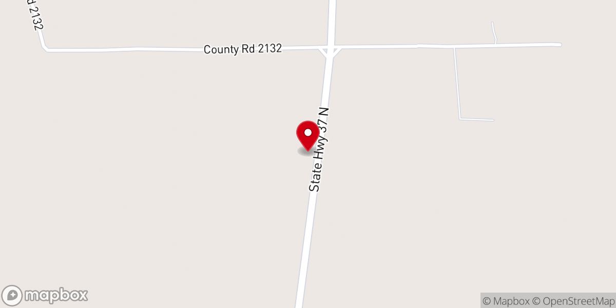 Map showing location of Pine Grove Church