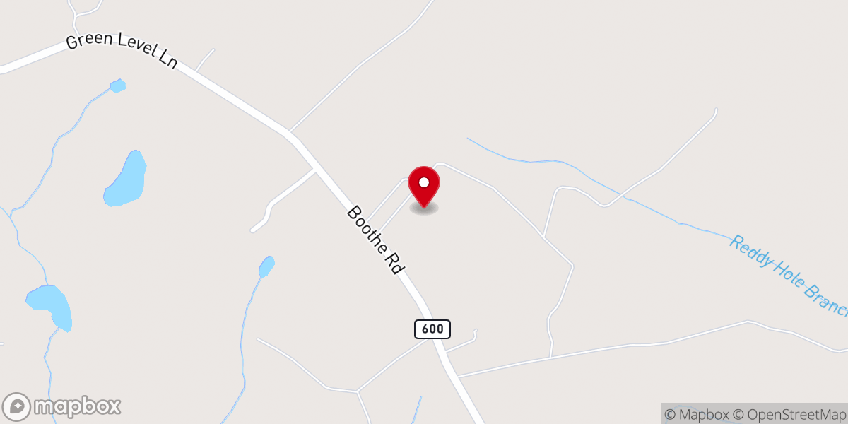 Map showing location of Heavenly Waters Youth Camp