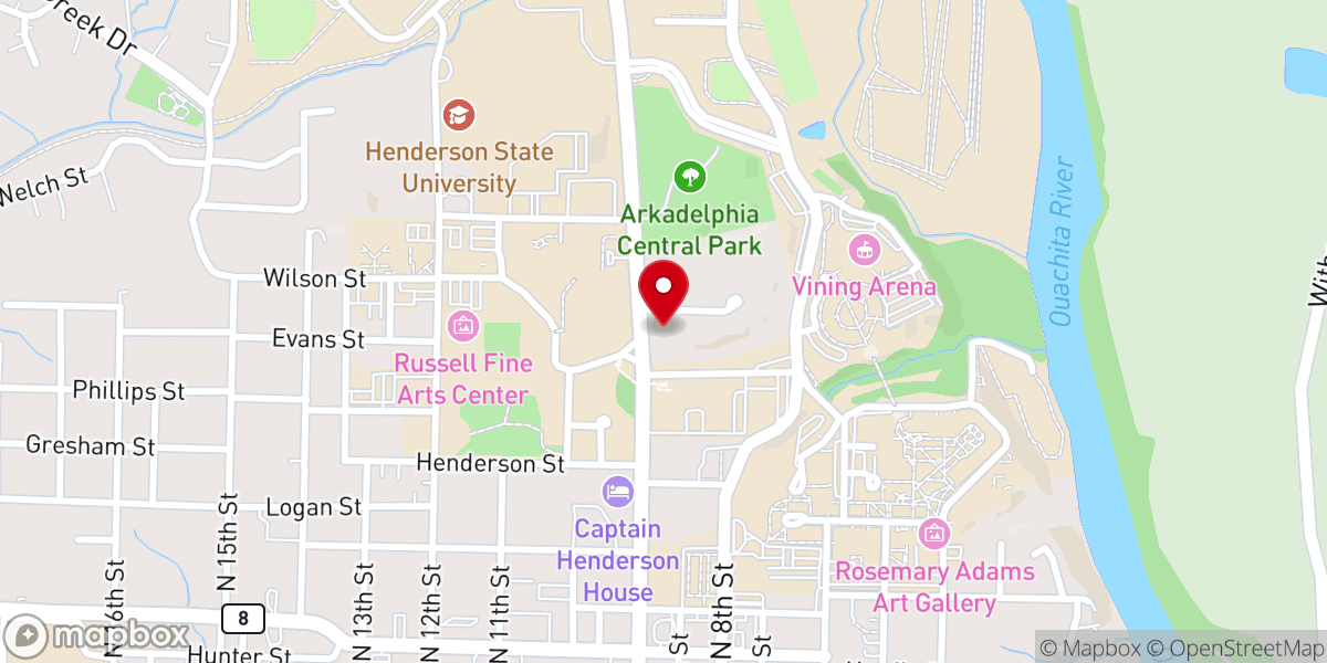 Map showing location of Baring Cross Missionary Baptist Church