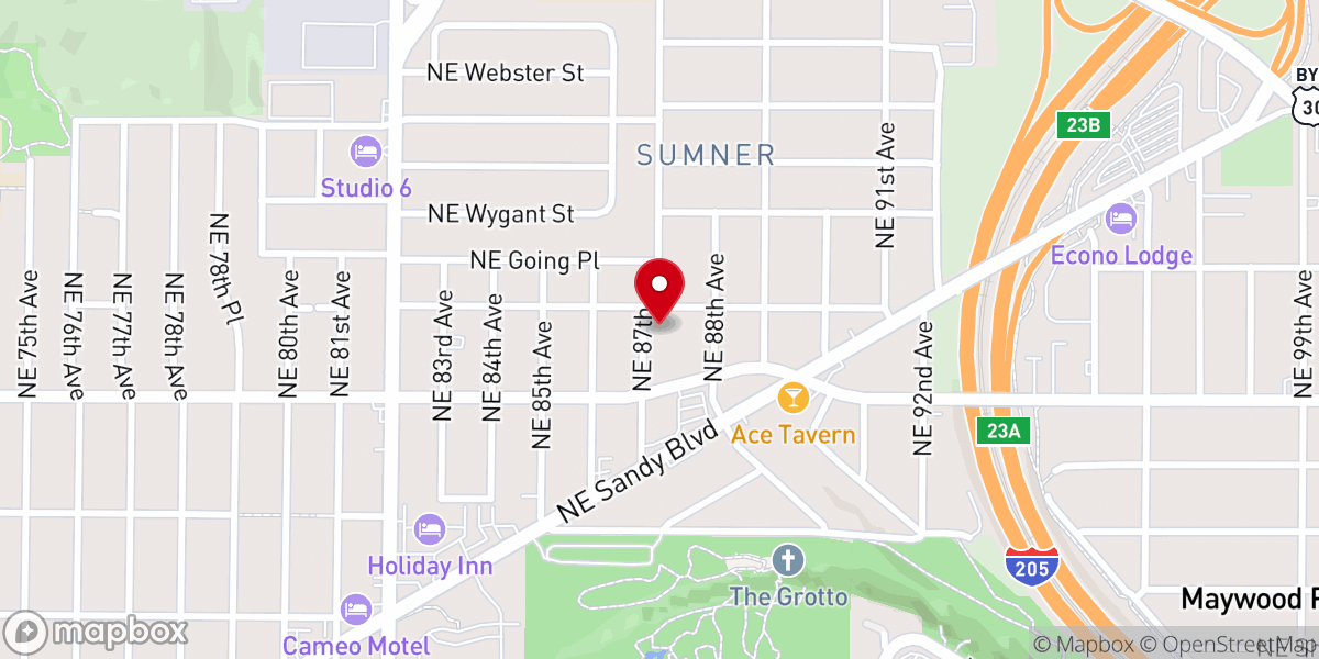Map showing location of Church of the Good Shepherd
