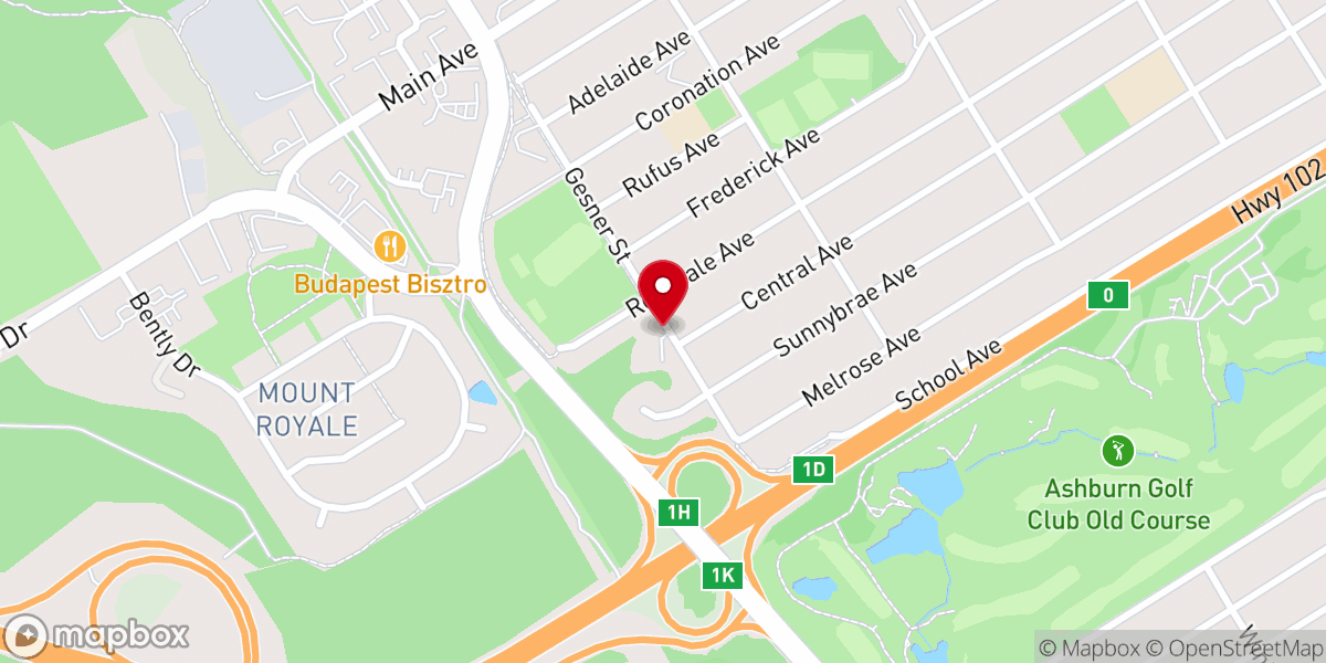 Map showing location of United Pentecostal Church