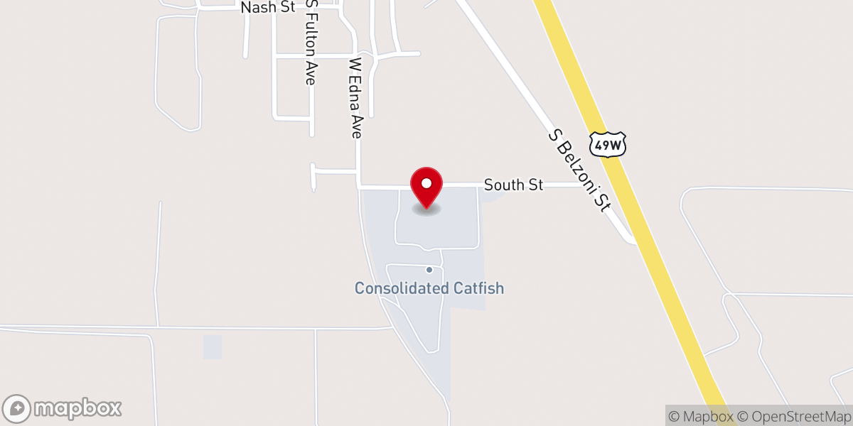 Map showing location of Cold Lake Church