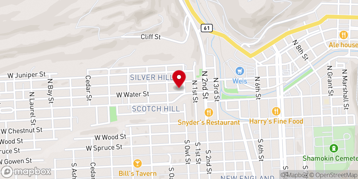 Map showing location of Brewser’s Sports Grille