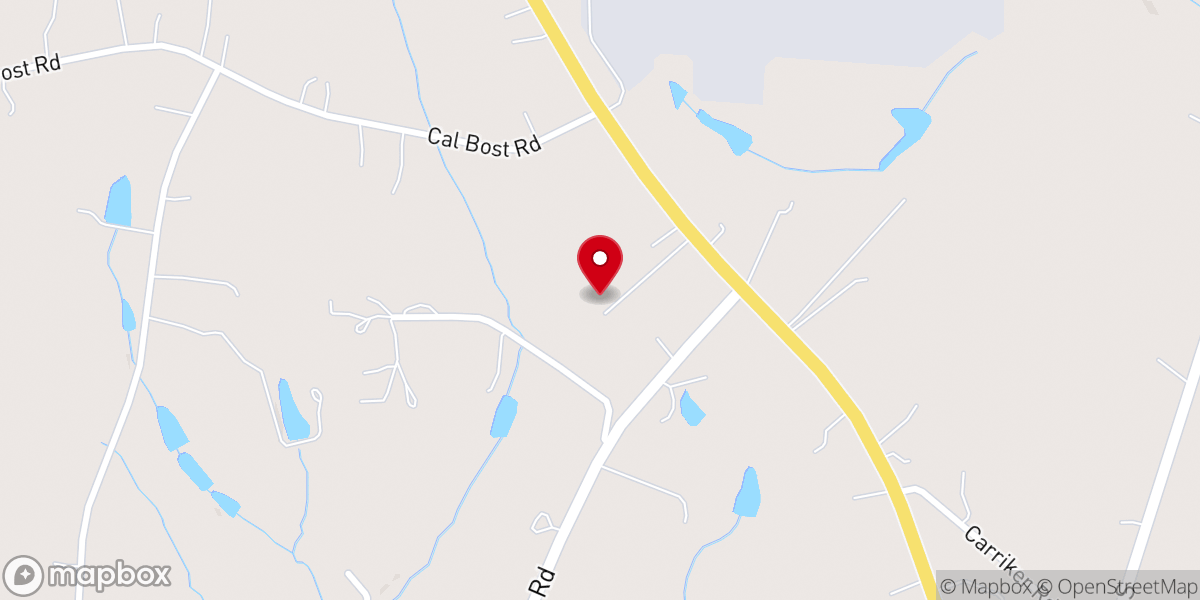 Map showing location of Macedonia Baptist College