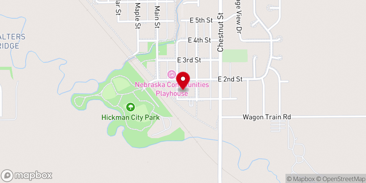 Map showing location of Hickman Preaching Station