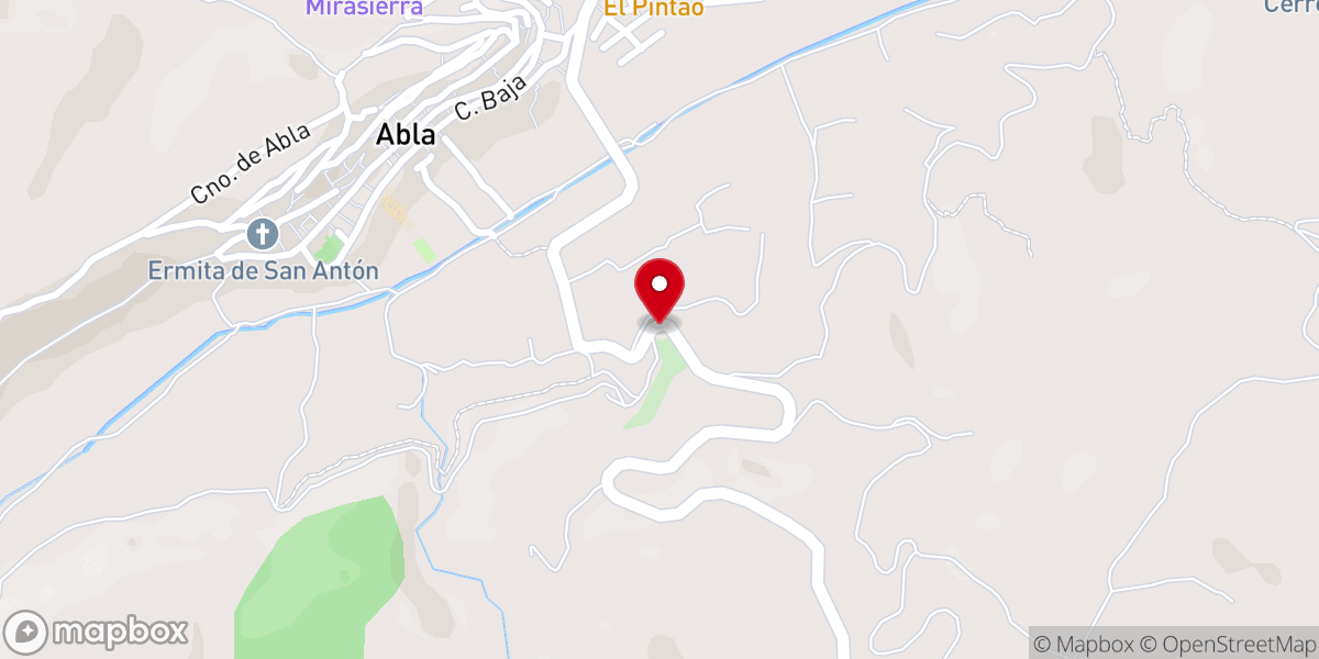Map showing location of Ermita de los Santos Mártires