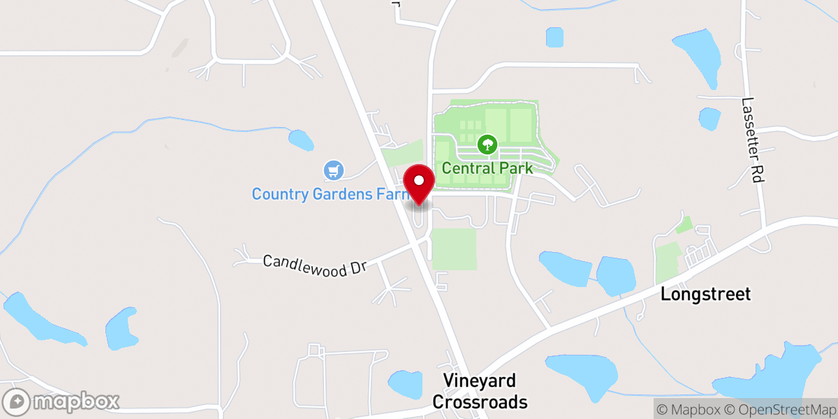 Map showing location of Sharpsburg Church of Christ