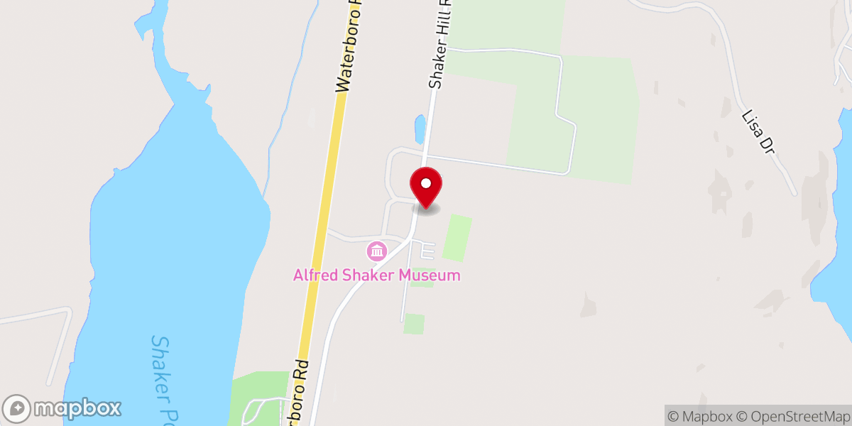 Map showing location of Notre Dame Spiritual Center