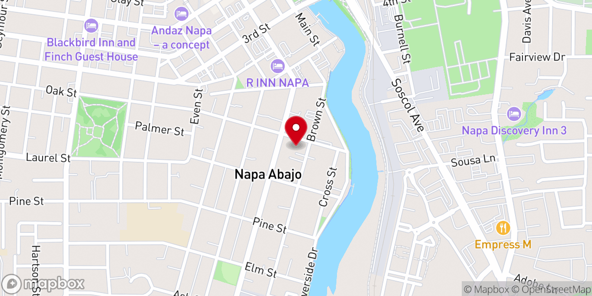 Map showing location of Churchill Manor