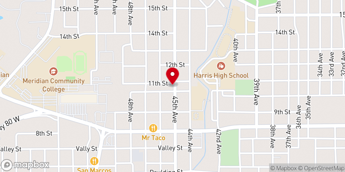 Map showing location of Primera Iglesia Hispana Mrnth