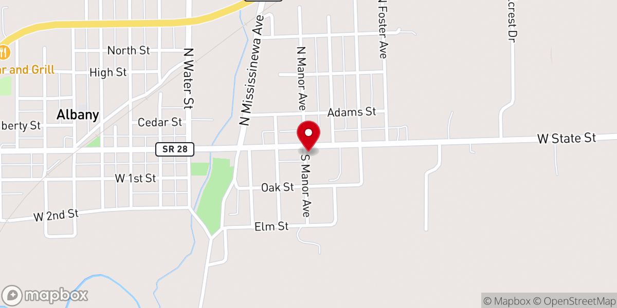 Map showing location of The Wedding Factory