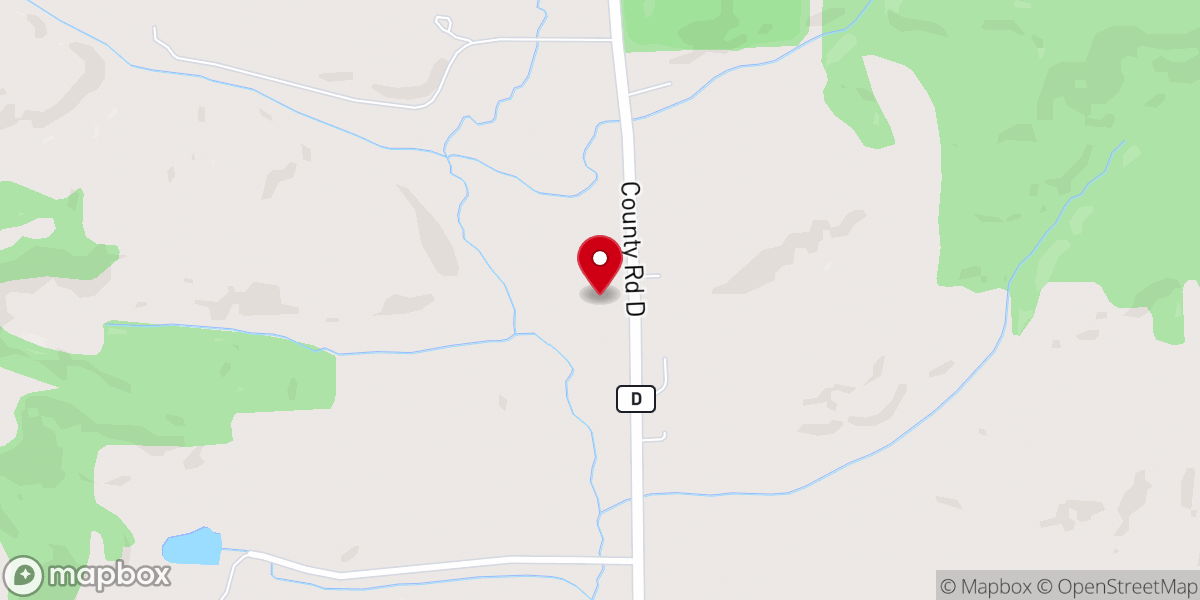 Map showing location of Bruce Valley Church
