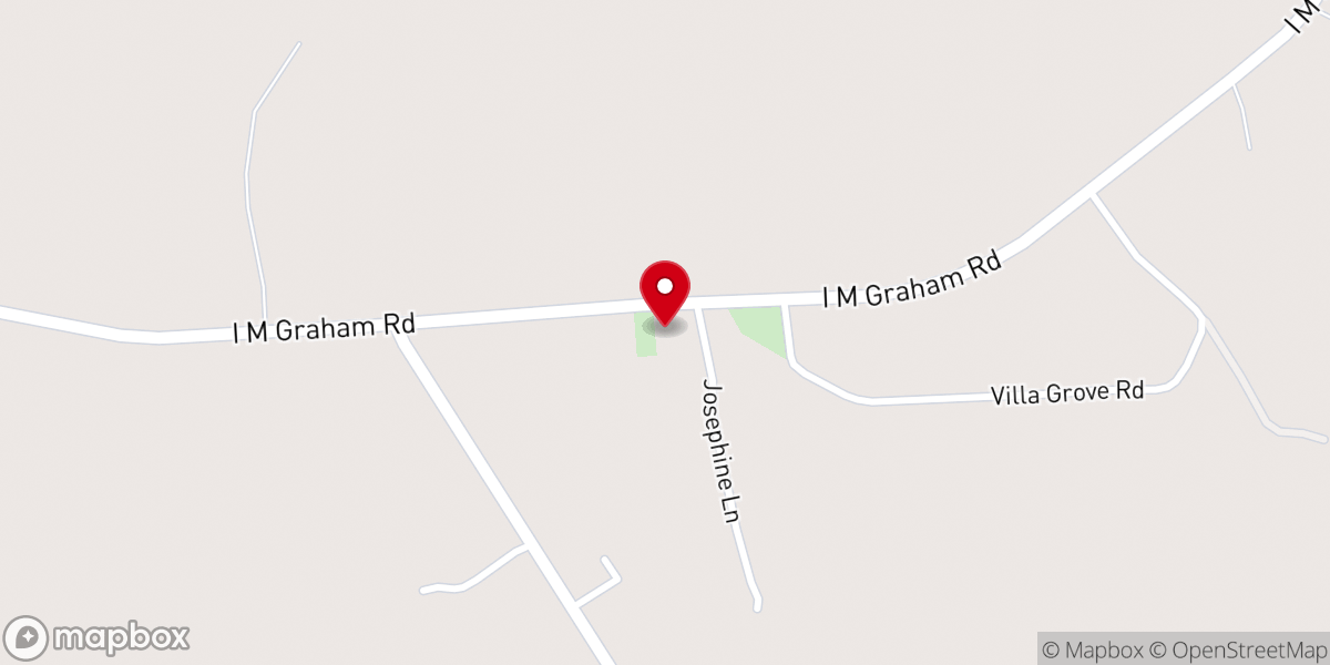 Map showing location of Wilson Chapel First Baptist