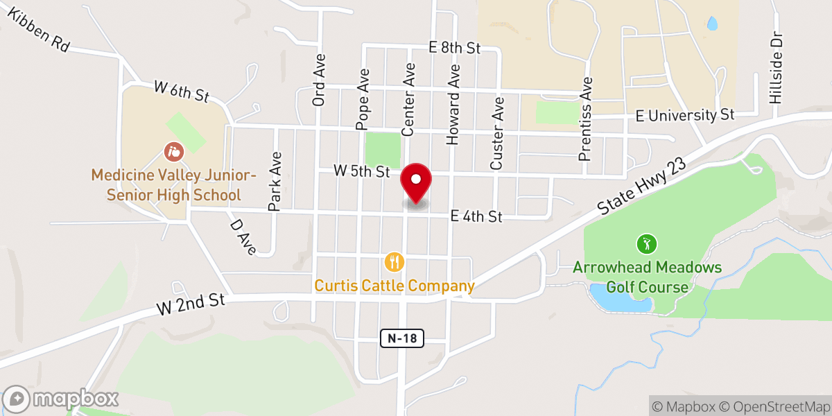 Map showing location of Methodist Church