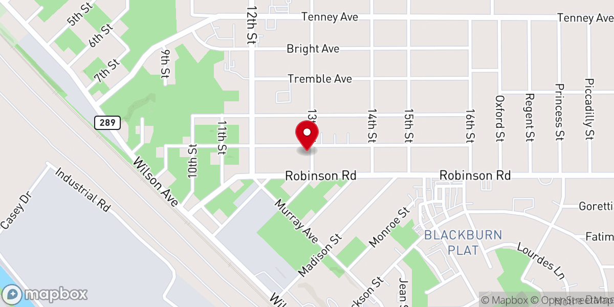 Map showing location of Christ the Good Shepherd Parish