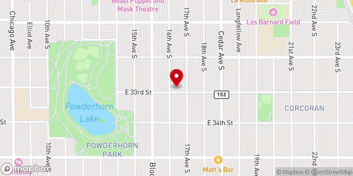 Map showing location of Team Jesus International Ministries and Churches