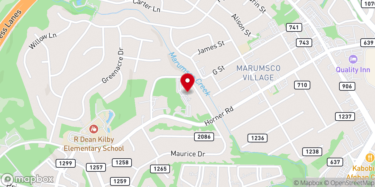 Map showing location of One Mind Church