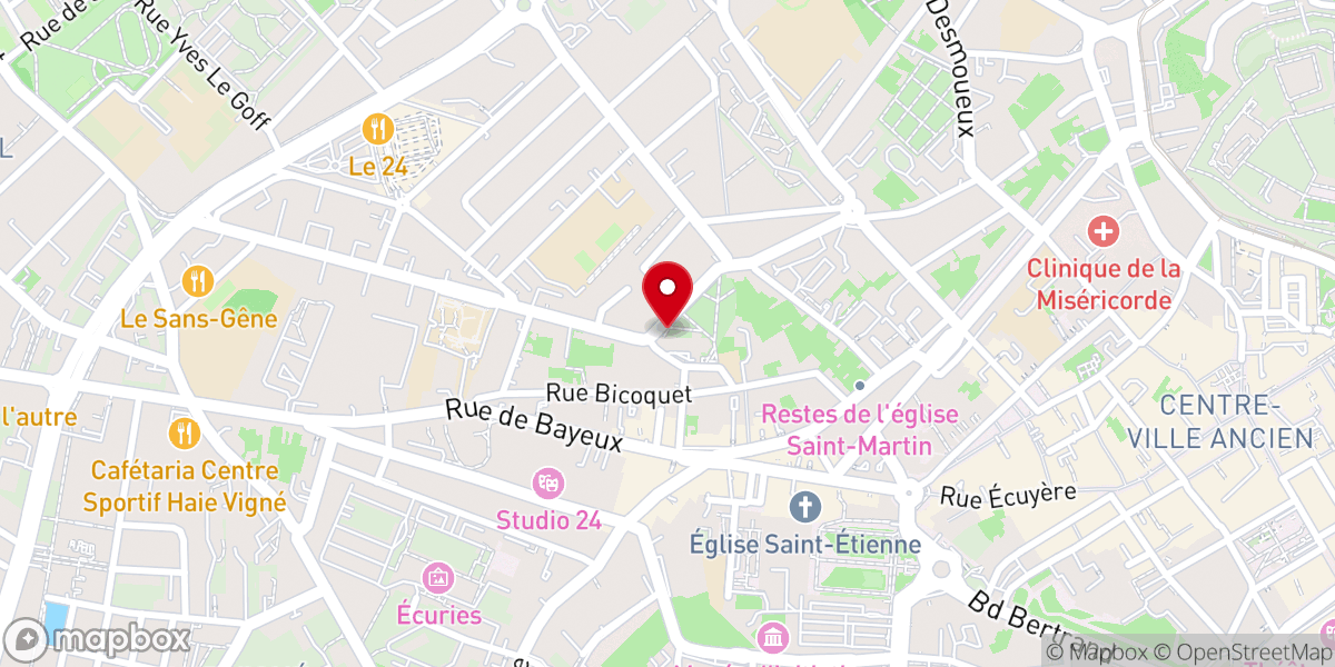 Map showing location of Cimetière Saint Nicolas