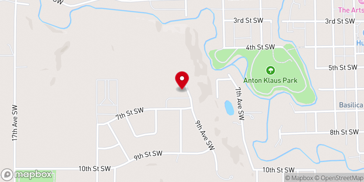 Map showing location of Victory Christian School
