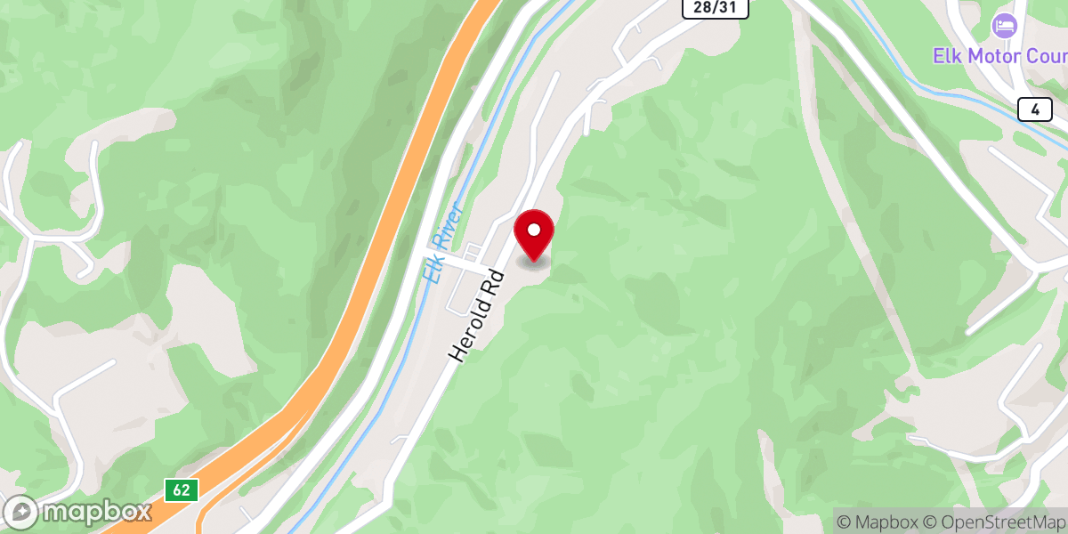 Map showing location of First Southern Baptist Church