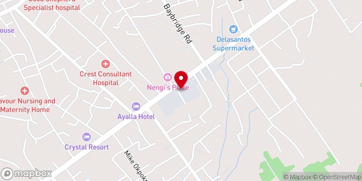 Map showing location of The Redeemed Christian Church of God, Divine Grace Model Parish (THE GRACE CITY). Bayelsa Province 1