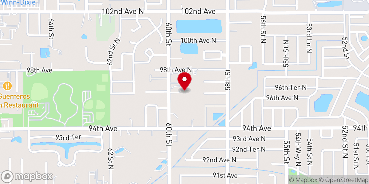 Map showing location of Christ Gospel Church Affiliate