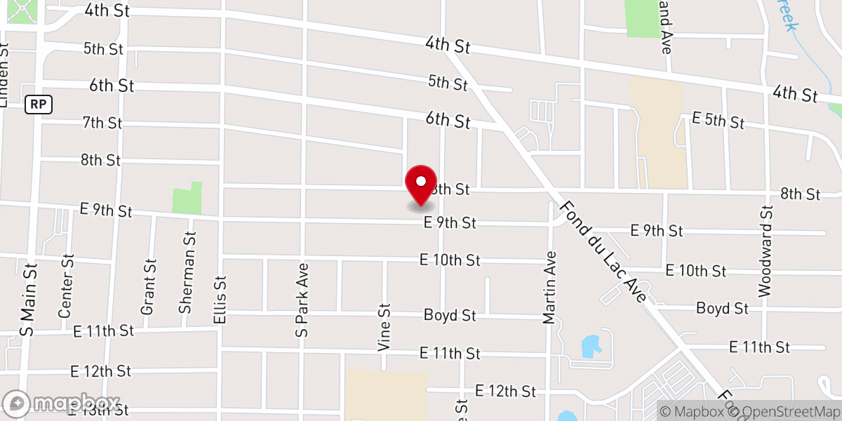 Map showing location of Holy Cross Lutheran Church NALC