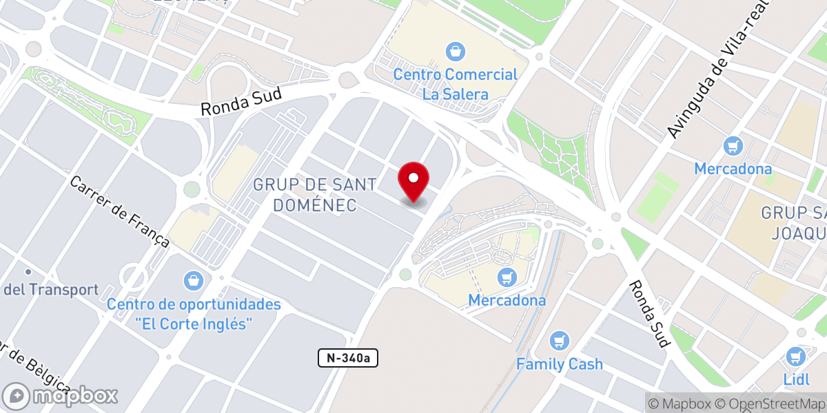 Map showing location of Iglesia Evangélica del Evangelio Pleno