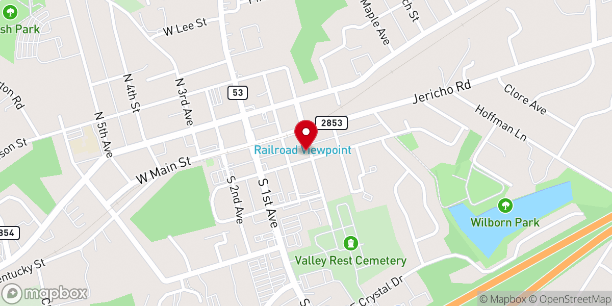 Map showing location of LaGrange United Pentecostal Church