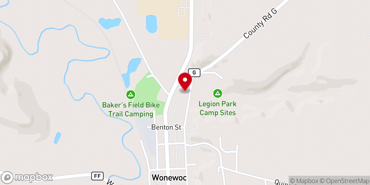 Map showing location of Saint Jerome Church