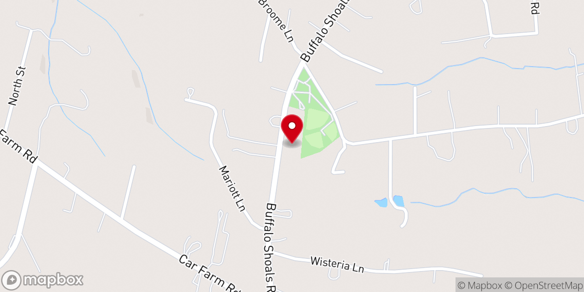 Map showing location of Shekinah Glory Independent Baptist Church