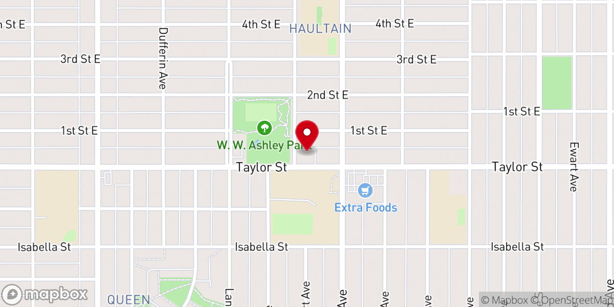Map showing location of Fellowship Baptist Church
