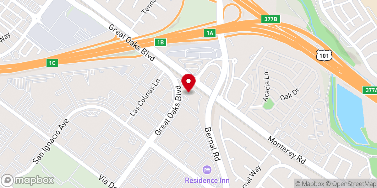 Map showing location of Centro Cristiano Casa De Fe Inc