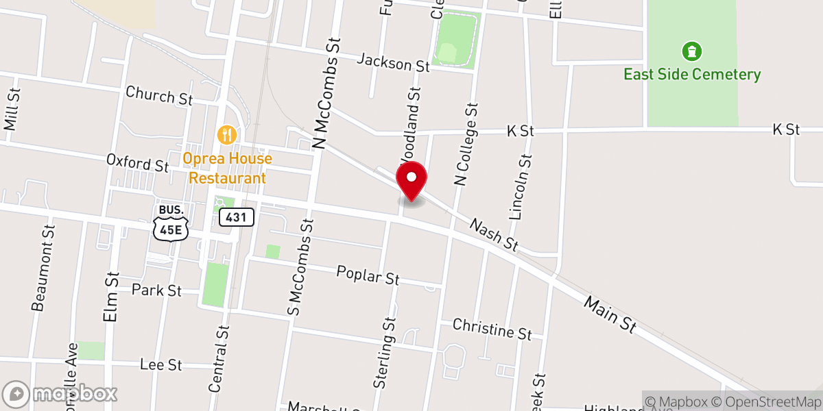 Map showing location of The Mission Church
